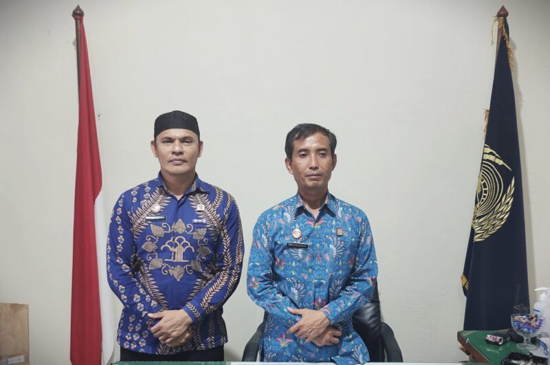 Kepala Lapas Kelas II A Baubau, Herman Mulawarman (kanan) bersama Kepala Seksi Bimbingan Napi dan Anak Didik Lapas Kelas II A Baubau, Akhsan.