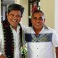 Ridwan Badallah (kiri) bersama Edistasius Endi. 